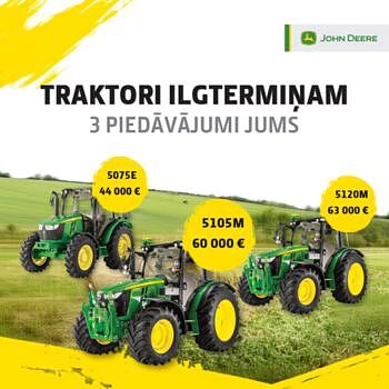 3 traktoru piedāvājumi