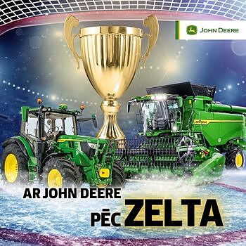 Ar John Deere pēc ZELTA!